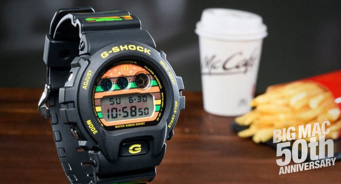 McDonald's x G-Shock DW-6900 Big Mac 50th Anniversary