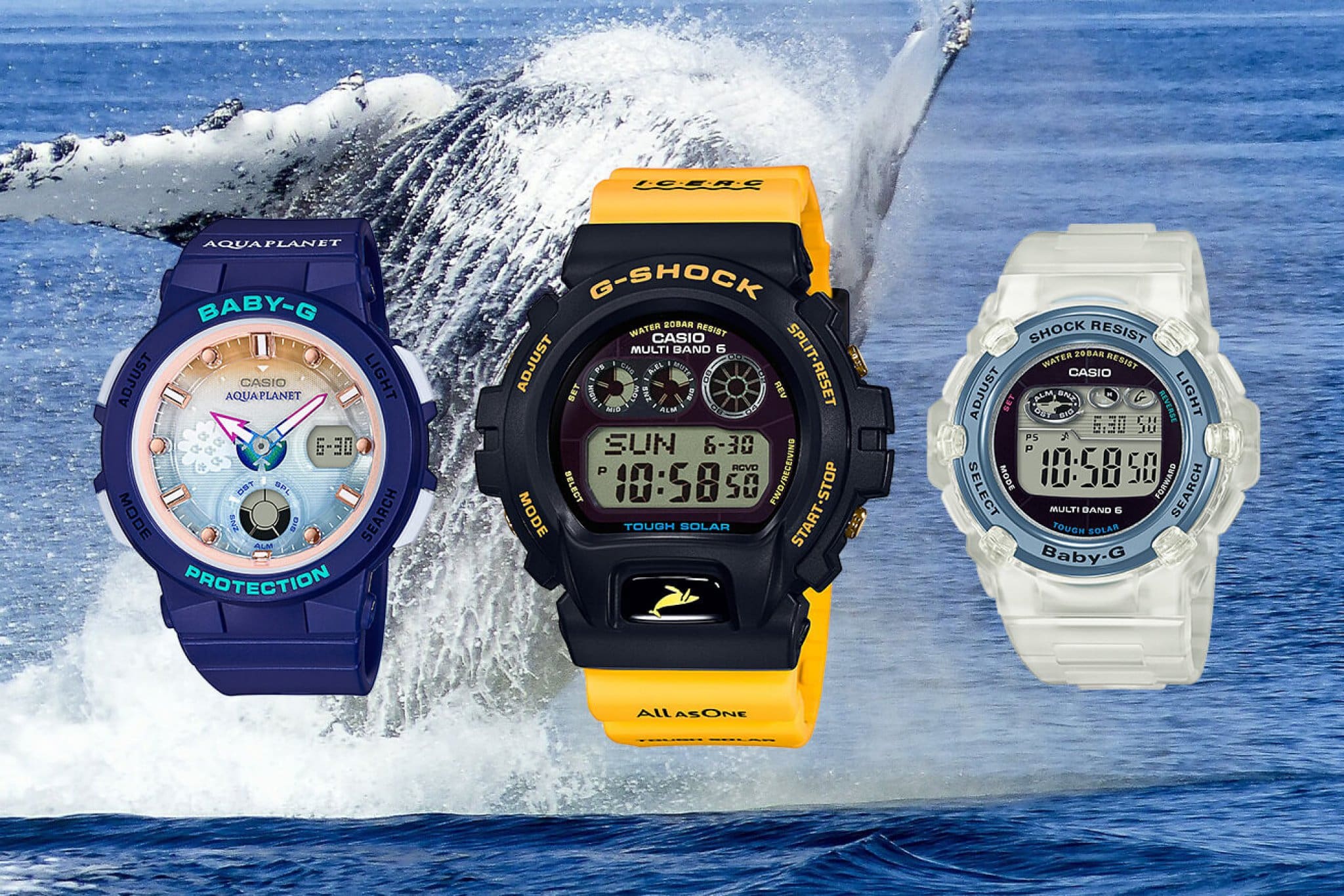 G Shock Sea Series Casio Watch G-shock Love The Sea And The Earth