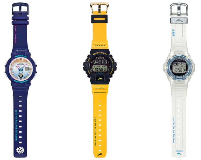 Love The Sea And The Earth 2018 G-Shock GW-6902K-9JR Baby-G BGA-250AP-2AJR BGR-3008K-7JR Bands