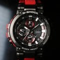 G-Shock MTG-B1000B-1A4JF MTG-B1000B-1A4 Black IP with Red Band