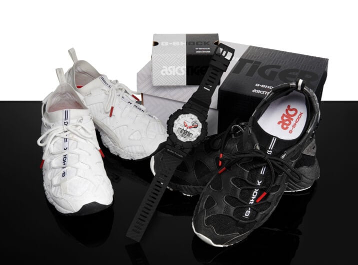ASICSTIGER x G-Shock: GBA-800AT-1A & Gel-Mai Knit Sneakers