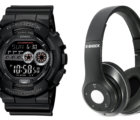 G-Shock GD100-1BBTS Bluetooth Headphones Gift Set