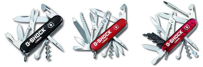 G-Shock London x Victorinox Swiss Army Knife at G-Shock London