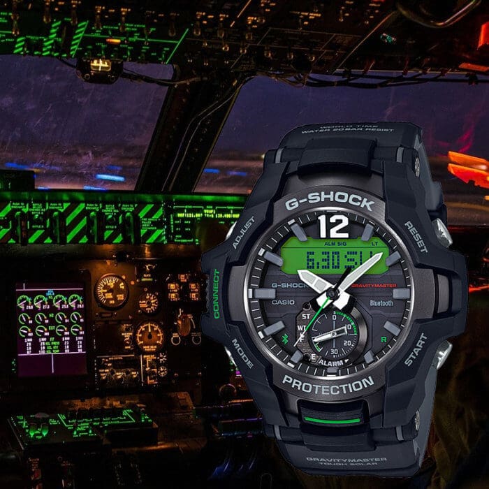 G-Shock Gravitymaster GR-B100 with Bluetooth and Tough Solar