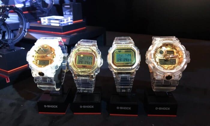 G-Shock 35th Anniversary Jelly & Gold Clear DW-5035E-7 DW-5735E-7 GA-735E-7A GA-835E-7A