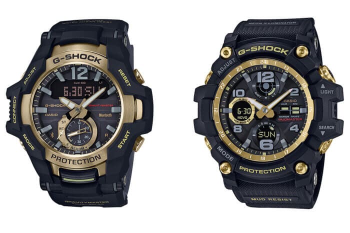 G-Shock GR-B100GB-1A Gravitymaster GWG-100GB-1A Mudmaster Black and Gold