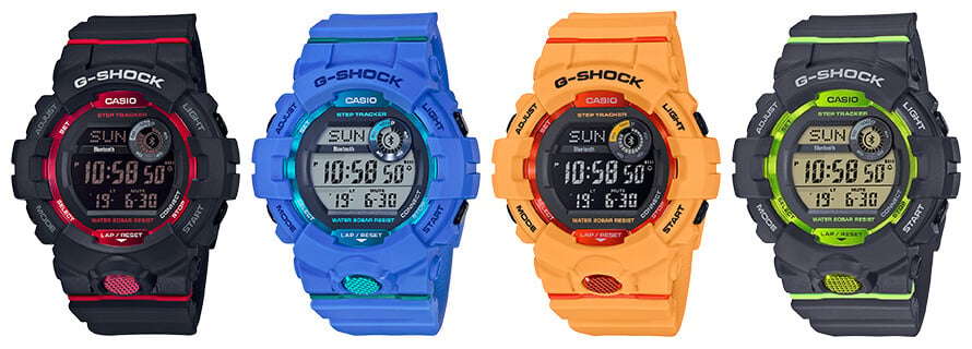 G-Shock G-SQUAD GBD-800 with Step Tracker and Bluetooth