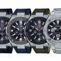 G-Shock G-STEEL GST-W330AC-1AJF GST-W330AC-2AJF GST-W330AC-3AJF GST-W330D-1AJF GST-W330AC-1 GST-W330AC-2A GST-W330AC-3A GST-W330D-1A Stainless Steel Knurled Bezel and Cordura and Tough Leather band