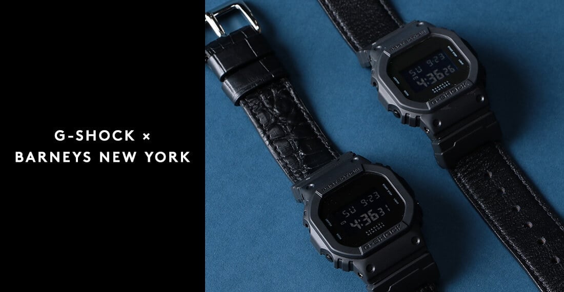 Barneys New York x G-Shock DW-5600 with Alligator or Goat Leather 