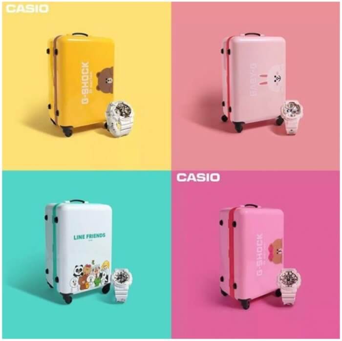 Line Friends x Casio Baby-G and G-Shock Cases