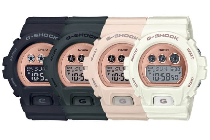 G-Shock GMDS6900MC S Series with Metallic Mirror Rose Gold Face