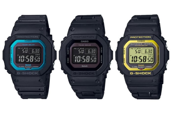 G-Shock GW-B5600 & GW-5600BC: GW-B5600-2 GW-B5600BC-1 GW-B5600BC-1B GW-B5600-2JF GW-B5600BC-1JF GW-B5600BC-1BJF Tough Solar Multi-Band 6 Bluetooth