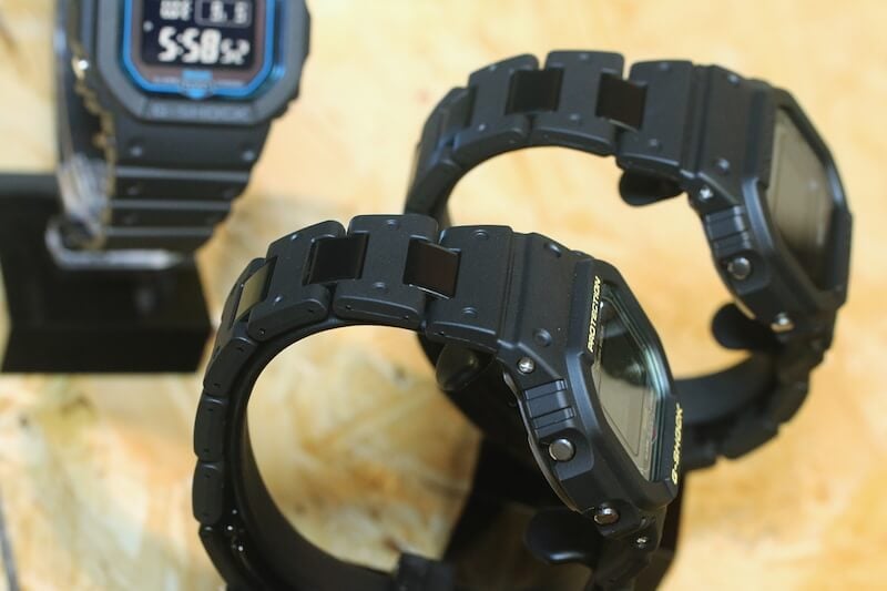 G-Shock Bands GW-B5600: Composite Tough 6 Solar, Squares with Resin Bluetooth, Multi-Band Resin and