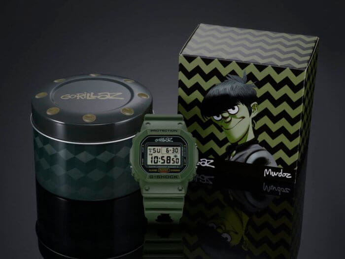 GORILLAZ X G-SHOCK DW-5600GRLZM-3 MURDOC