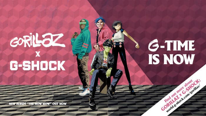 Gorillaz x Casio G-Shock Collaboration