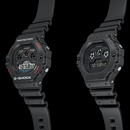 G-Shock DW-5900 Revival with DW-5900-1 and DW-5900BB-1