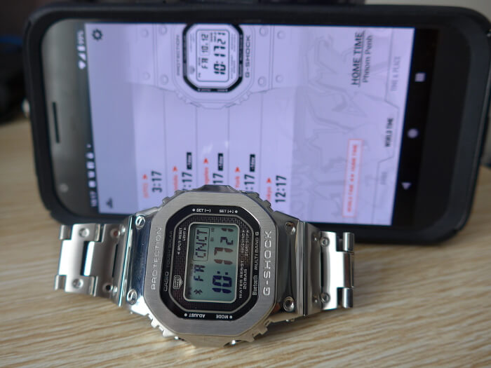 GMW-B5000D-1 with Bluetooth mobile link and G-Shock Connected app