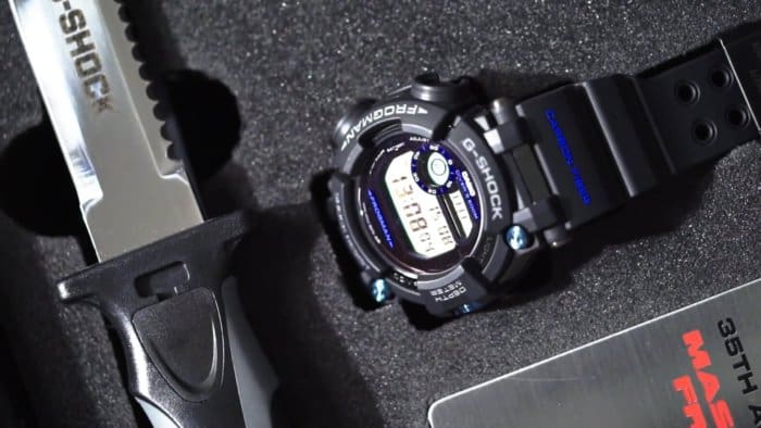 GWF-D1000B-1LTD Limited Edition 35th Anniversary G-Shock Frogman Collector's Set with Diving Knife