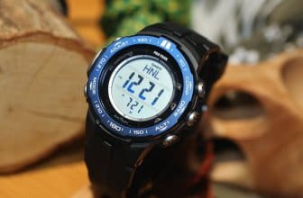 Pro Trek PRW-3100YB-1JF with blue IP bezel