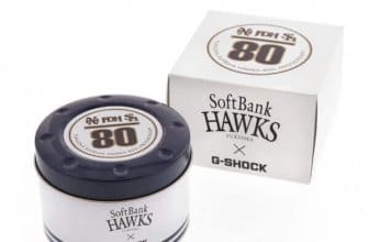 Fukuoka SoftBank Hawks x G-Shock DW-5600 Tin Case and Box
