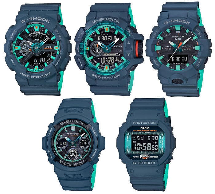 G-Shock Navy Blue Accent Series November 2018