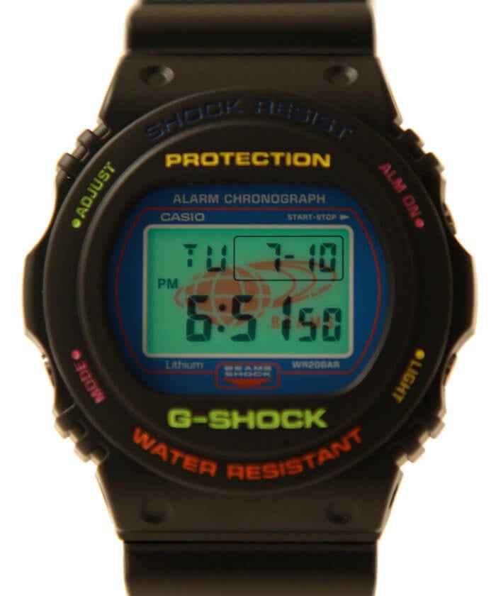Beams x G-Shock DW-5750BE-1JR EL Backlight