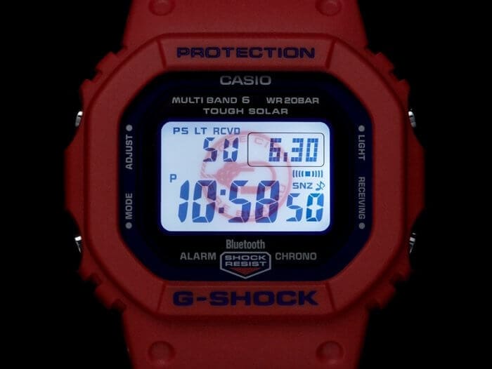 G-Shock GW-B5600FB x Kobe City Fire Bureau (Department) Backlight Graphic