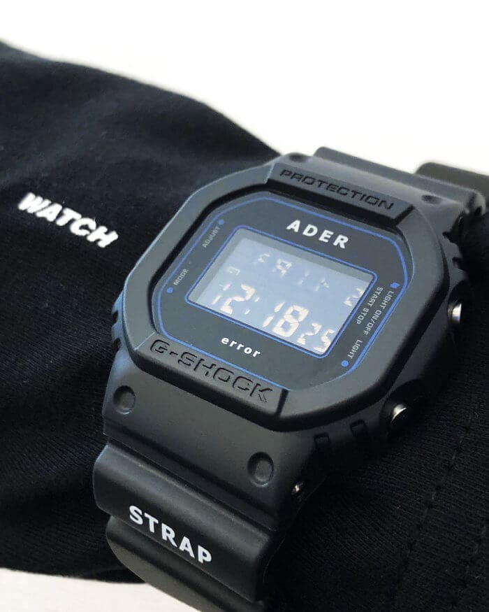 Ader Error x G-Shock DW-5600ADER-1DR Wrist Shot