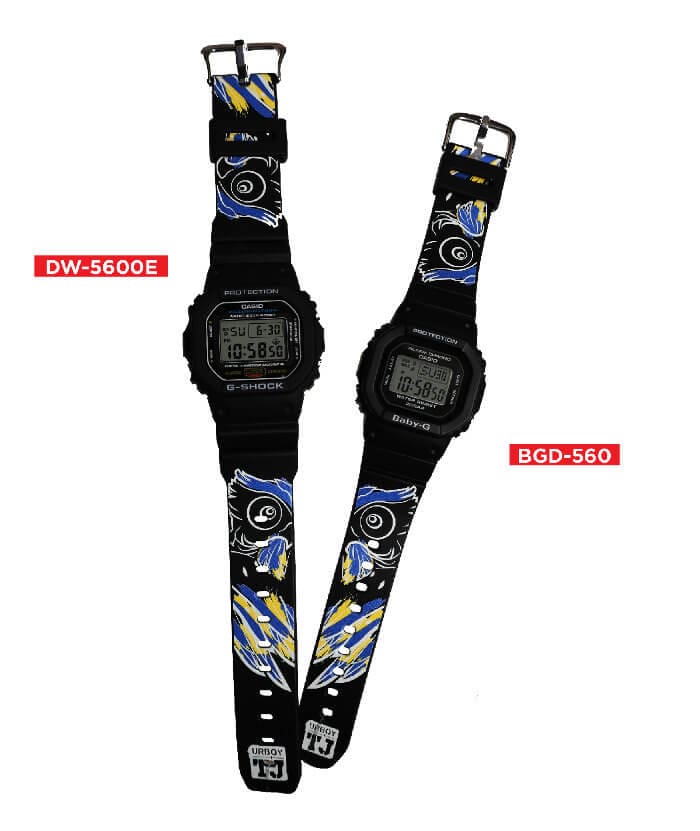 G-Shock x UrboyTJ Limited Edition DW-5600 Baby-G BGD-560 Collaboration Watches