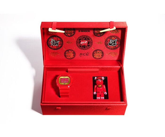 ACU x Be@rbrick x G-Shock DW-5600CX-4PRP Case