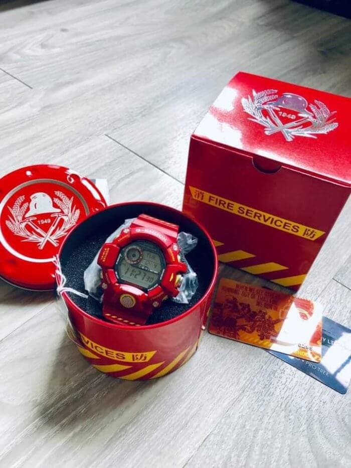 Hong Kong Fire Services Department 150th Anniversary x G-Shock Rangeman GW-9400FSD-4 Box