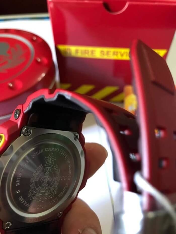 Hong Kong Fire Services Department 150th Anniversary x G-Shock Rangeman GW-9400FSD-4 Case Back