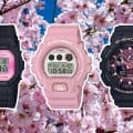 G-Shock Sakura Storm Cherry Blossom DW-5600TCB-1JR DW-6900TCB-4JR GA-100TCB-1AJR