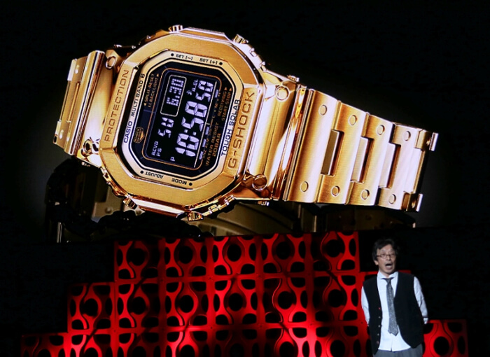 g shock gold watch limited edition