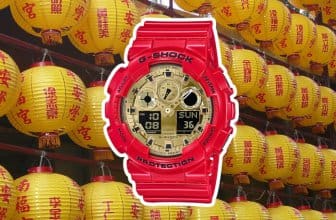 G-Shock GA100VLA-4A Red and Gold Chinese New Year Colors