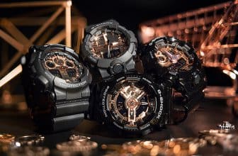 G-Shock Black and Rose Gold MMC Series