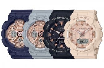 G-Shock S Series GMA-S120MF-2A2 GMA-S120MF-8A GMA-S130PA-1A GMA-S130PA-4A