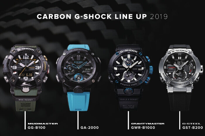 Carbon G-Shock 2019 Catalog