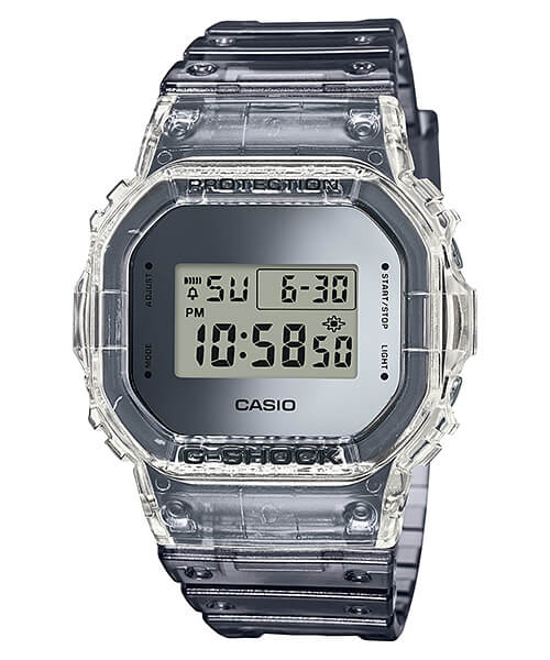 G-Shock Clear Skeleton Series: 2 Classics, 3 Large Ana-Digis