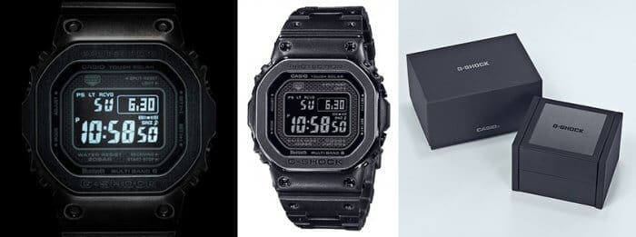 G-Shock GMW-B5000V-1 LED Light and Box