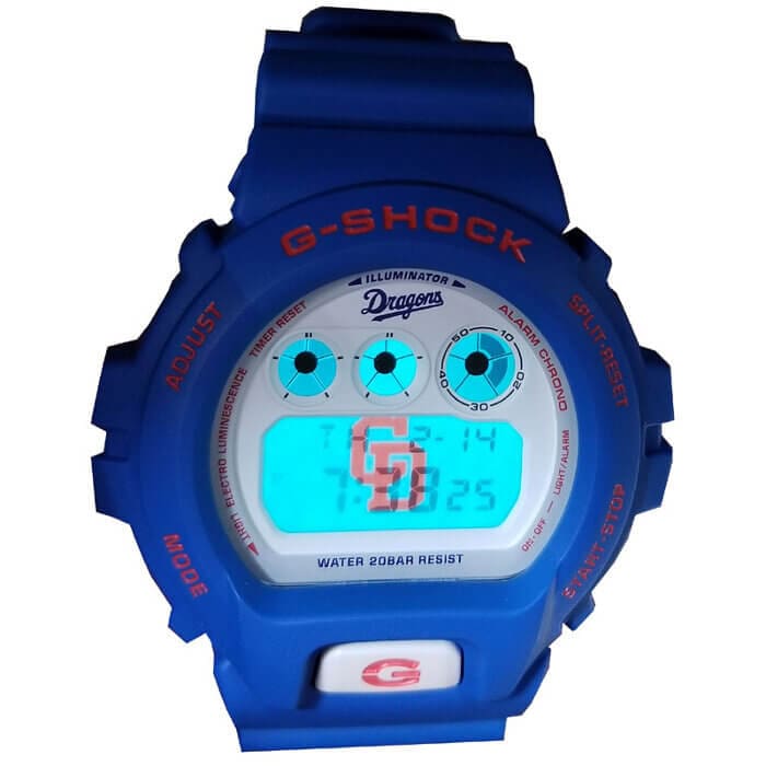 Chunichi Dragons x G-Shock DW-6900 EL Backlight