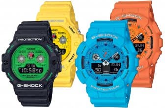 G-Shock Rock Music Series: DW-5900RS-1 DW-5900RS-9 GA-100RS-2A GA-100RS-4A