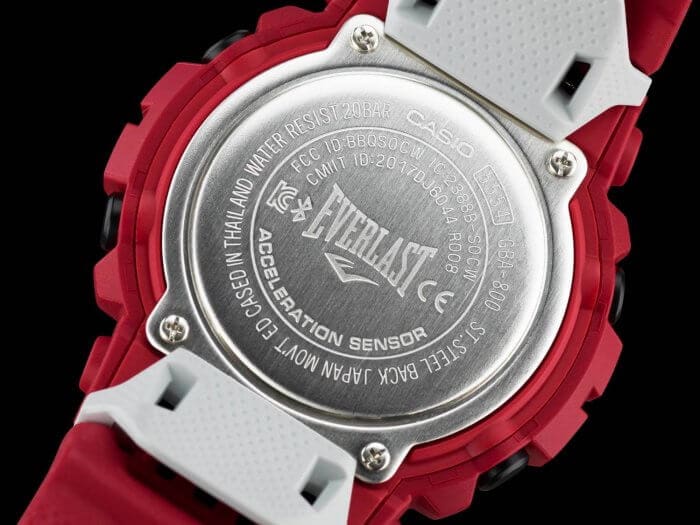 Everlast x G-Shock GBA-800EL Case Back