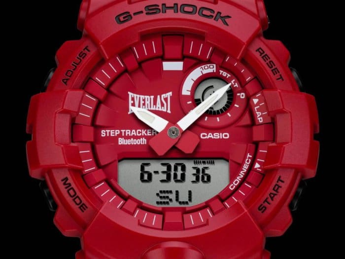 Everlast x G-Shock GBA-800EL Face