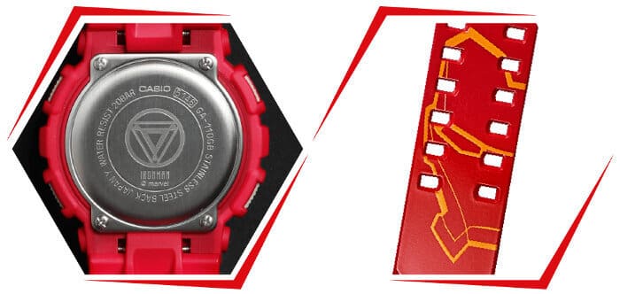 G-SHOCK GA-110IRONMAN-4PR IRON MAN Case Back and Band