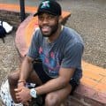 Jordan Burroughs wearing Casio G-Shock DW-6900 wristwatch