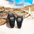 G-Shock and Baby-G G-LIDE GWX-5700 and BLX-570 Black Summer Pair