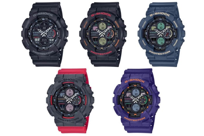 G-Shock GA-140: GA-140-1A1, GA-140-1A4, GA-140-2A, GA-140-2A, GA-140-4A, GA-140-6A