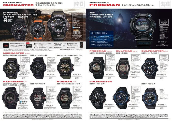 Casio Japan Watch Collection 2019 Vol 1 Catalog