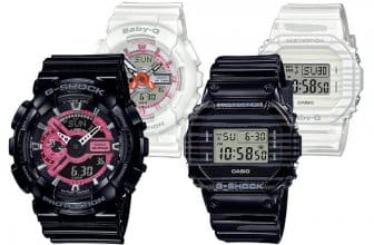 G-Shock and Baby-G SLV-19A-1A SLV-19B-1 Special Pairs Colletion